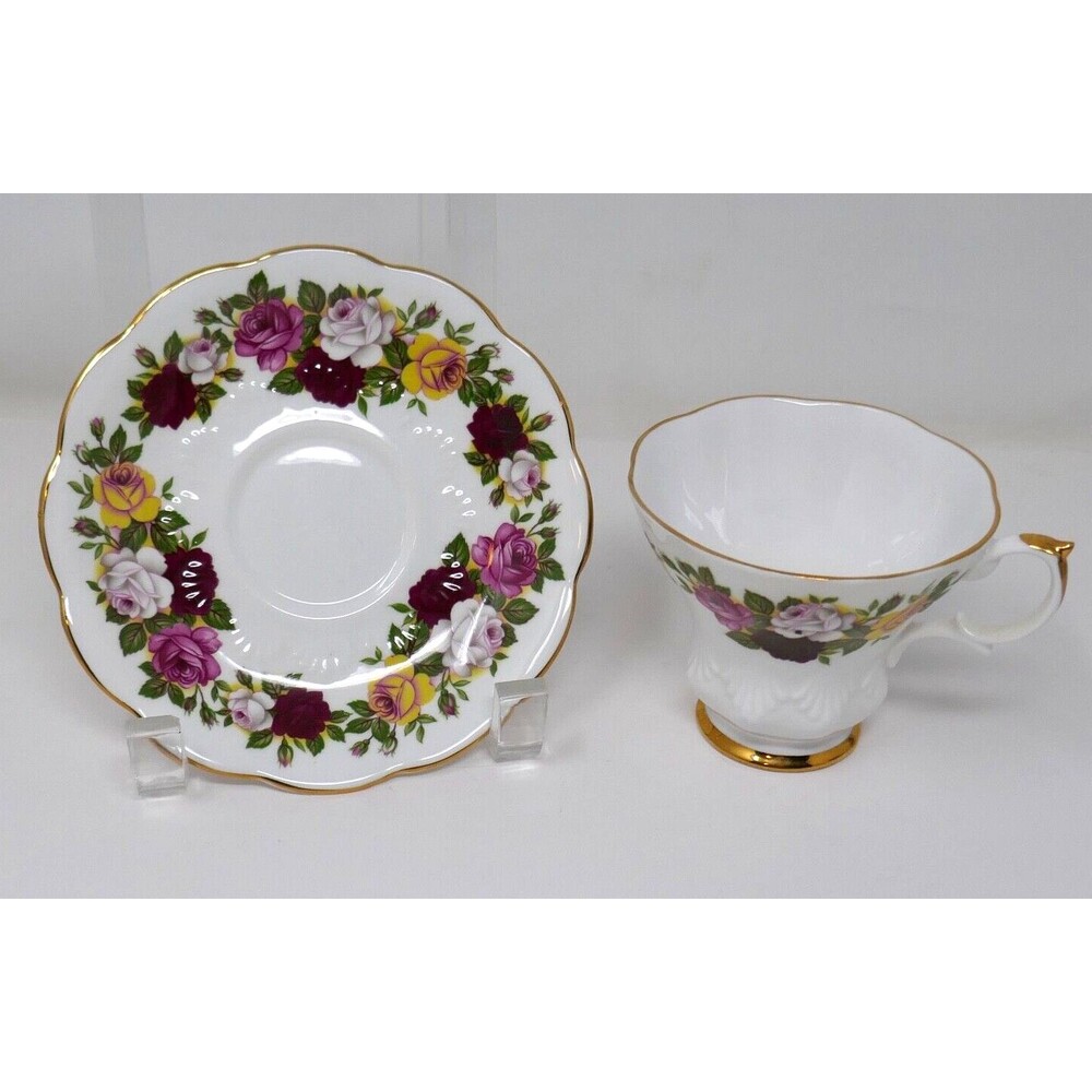Royal Imperial Summer Time Bone China Tea Cup & Saucer